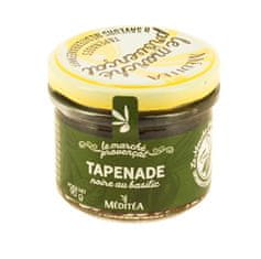 Méditéa Tapenáda z černých oliv s bazalkou, sklo 90g