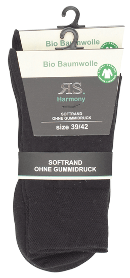 RS Kvalitní dámské i pánské BIO ponožky 98% bavlna 41012 2-pack