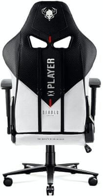 Gamer kerekes szék Diablo-Chairs X-Player 2.0 XL, állítható kartámasz