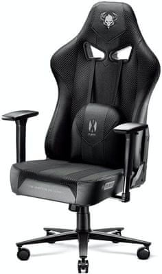 Gaming kolečková židle Diablo-Chairs X-Player 2.0 XL,  nastavitelné opěradlo područky
