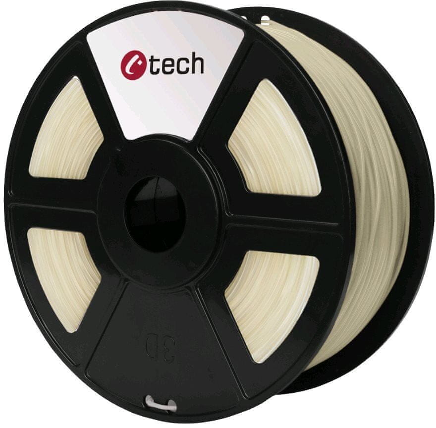 Levně C-Tech tisková struna, PETG, 1,75mm, 1kg, transparentní (3DF-PETG1.75-CL)