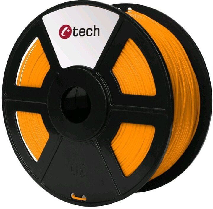 C-Tech tisková struna, ASA, 1,75mm, 1kg, oranžová (3DF-ASA1.75-O)