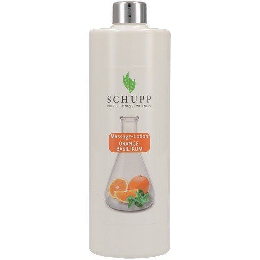 Schupp Masážní emulze Pomeranč, bazalka - 500 ml + dávkovač