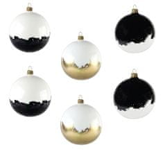 Decor By Glassor Bezstarostný set vánočních ozdob kolekce Zlatý příběh
