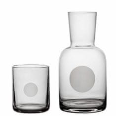 Decor By Glassor Karafa se skleničkou s puntíkem