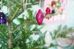 Decor By Glassor Vánoční dekorace káča fialová