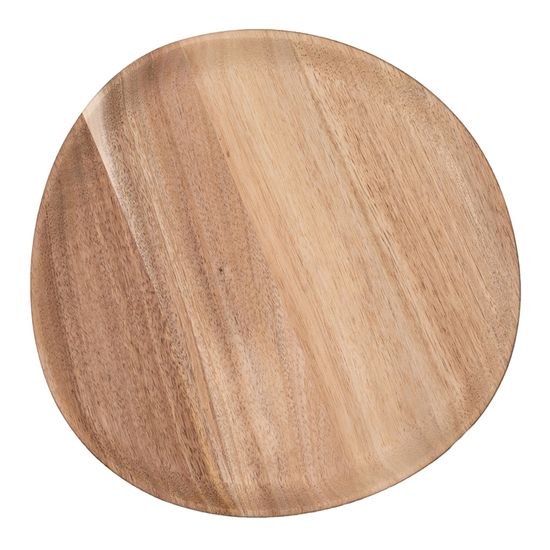 Decor By Glassor Servírovací dřevěný talíř velký