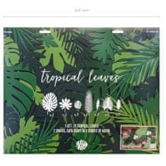 Decor By Glassor Set dekorativních tropických listů