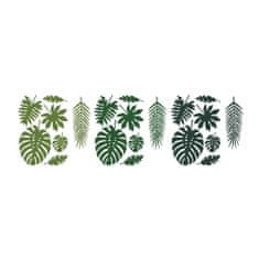 Decor By Glassor Set dekorativních tropických listů