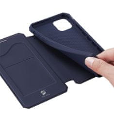 Dux Ducis Skin X Knížková kožené pouzdro na iPhone 12 Pro Max, modré