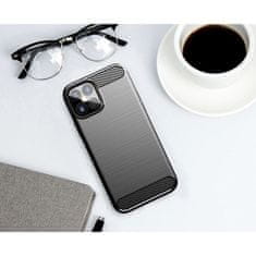 MG Carbon Case Flexible silikonový kryt na iPhone 12 mini, černý