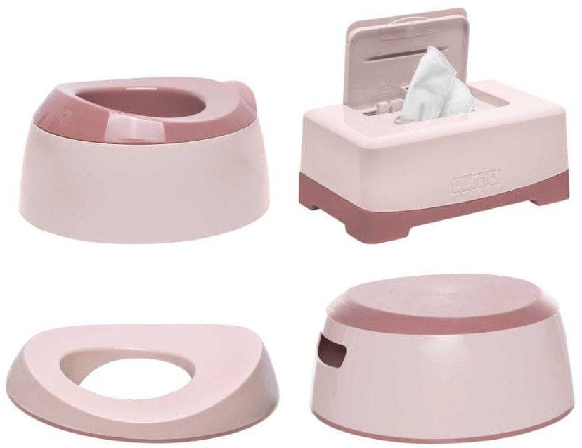 Luma Tréningová sada na toaletu Blossom Pink - rozbaleno