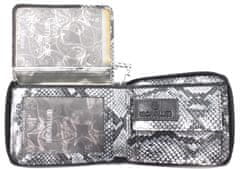 B.Cavalli Pánská moderní kožená peněženka z pravé kůže B.Cavalli - čenobílá