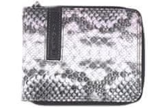 B.Cavalli Pánská moderní kožená peněženka z pravé kůže B.Cavalli - čenobílá