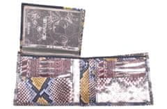 B.Cavalli Pánská moderní kožená peněženka z pravé kůže B.Cavalli - béžová