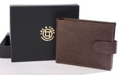 LEA&THER Pánská kožená peněženka, Click Flip 