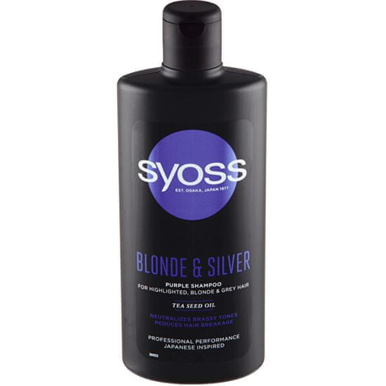 Syoss Šampon pro blond a šedivé vlasy Blond & Silver (Purple Shampoo)