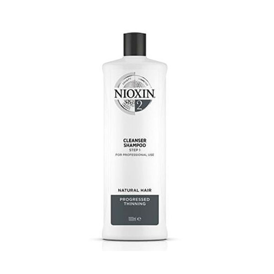 Nioxin Čisticí šampon pro jemné výrazně řídnoucí přírodní vlasy System 2 (Shampoo Cleanser System 2)
