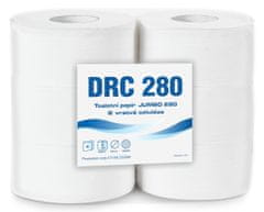 Toaletní papír Jumbo 280 2-vr.celulóza 6 rolí x 260m 