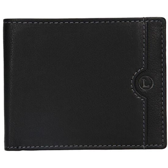Lagen Pánská kožená peněženka blc/4231/219 Black