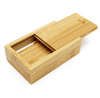 Dřevěný SET: USB hranol a box, bambus carbon, 16 GB, USB 3.0/3.1