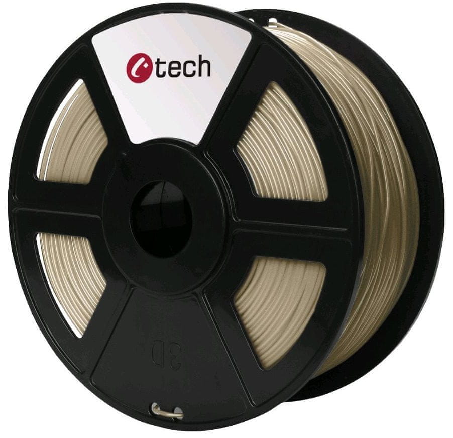 C-Tech tisková struna, PLA, 1,75mm, 1kg, bronzová (3DF-PLA1.75-BZ)