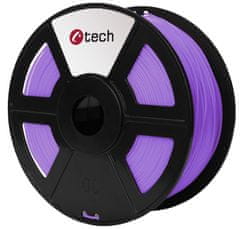 C-Tech tisková struna, PLA, 1,75mm, 1kg, fialová (3DF-PLA1.75-PR)