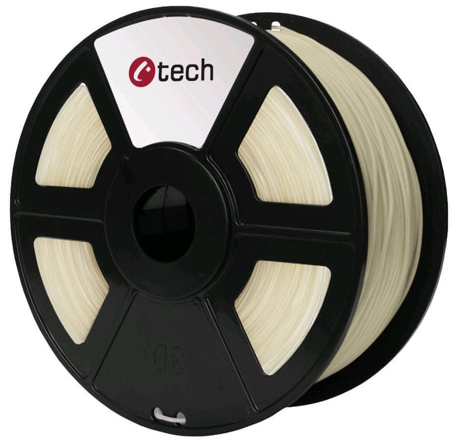 C-Tech tisková struna, PLA, 1,75mm, 1kg, transparentní (3DF-PLA1.75-CL)