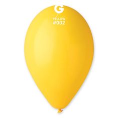 Latexové balónky - žluté - 100 ks - 26 cm