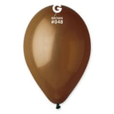Gemar latexové balónky - hnědé - 100 ks - 26 cm