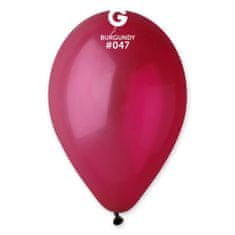 Gemar latexové balónky - bordeaux - červená - 100 ks - 26 cm