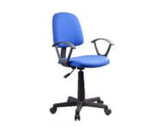 KONDELA Kancelářská židle, modrá / černá, TAMSON
