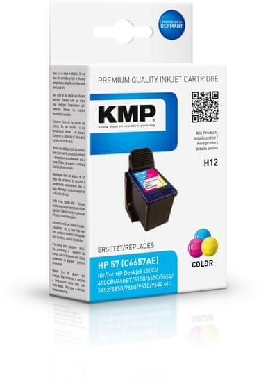 KMP HP 57(HP C6657AE) barevný inkoust pro tiskárny HP