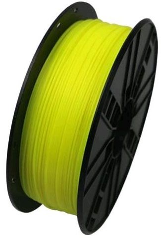 Gembird tisková struna, PLA, 1,75mm, 1kg, fluorescenční žlutá (3DP-PLA1.75-01-FY)