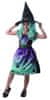 Šaty na karneval - krásná čarodějnice 110 - 122
