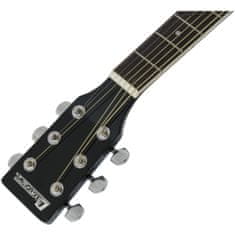 Dimavery DR-520, elektroakustická kytara typu Dreadnought, černá