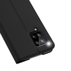 Dux Ducis Skin Pro knížkové kožené pouzdro na Samsung Galaxy A42 5G, černé