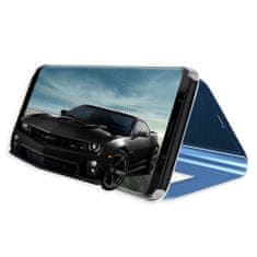 MG Clear View knížkové pouzdro na Samsung Galaxy A20s, modré