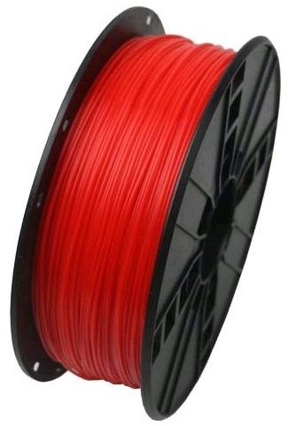 Levně Gembird tisková struna, PLA, 1,75mm, 1kg, fluorescenční červená (3DP-PLA1.75-01-FR)