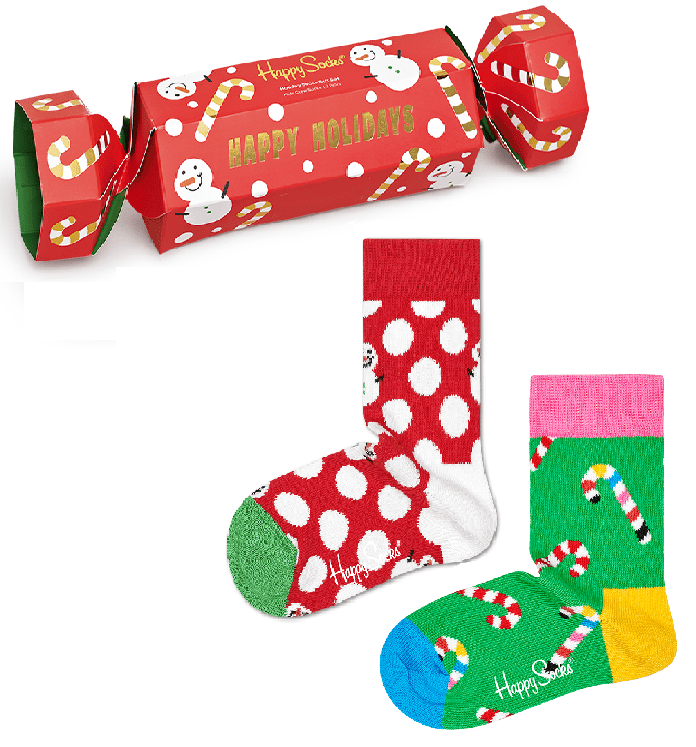 Happy Socks dárková krabička ponožky Kids Holiday Socks Gift Set 33 - 35 vícebarevná