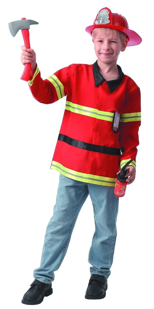 MaDe Šaty na karneval - hasič 120-130