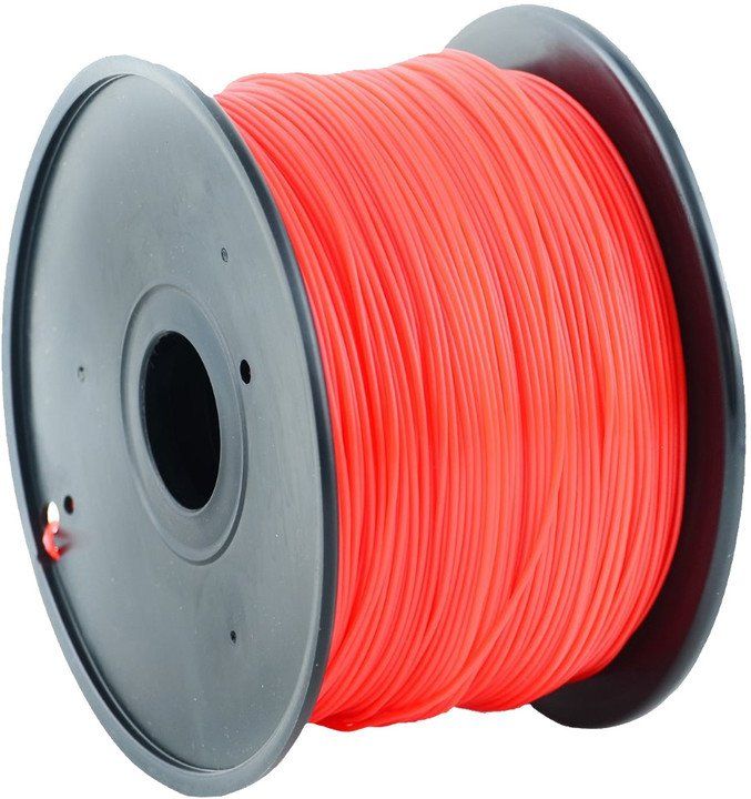 Gembird tisková struna, PLA, 1,75mm, 1kg, červená (3DP-PLA1.75-01-R)