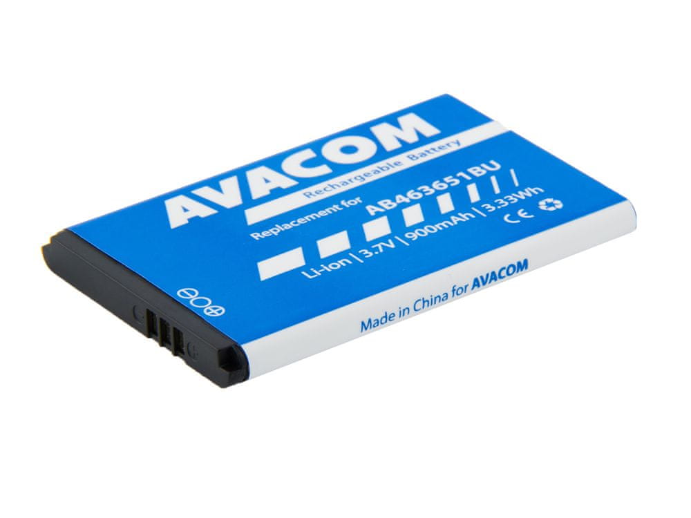 Avacom baterie Samsung B3410 Corby plus Li-Ion 3,7V 900mAh (náhrada AB463651BU) GSSA-S5610-900 - rozbaleno