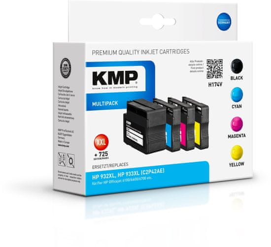 KMP HP 933XL XXL (C2P42AE) multipack - sada pro tiskárny HP