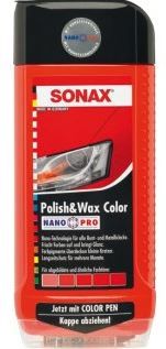 Sonax Sonax Polish&amp;Wax Color červená 500ml