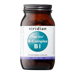 VIRIDIAN nutrition B-Complex B1 High One 90 kapslí 
