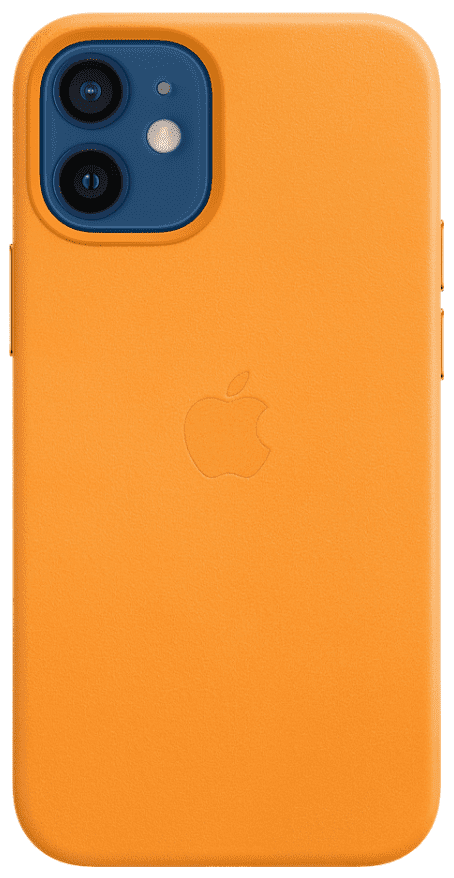Apple iPhone 12 mini Leather Case with MagSafe - California Poppy (MHK63ZM/A)