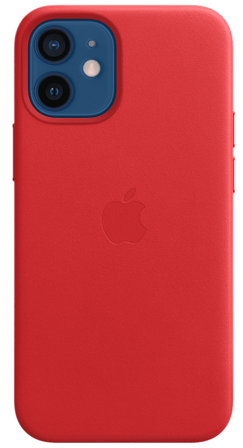 Apple iPhone 12 mini Leather Case with MagSafe - (PRODUCT)RED (MHK73ZM/A)