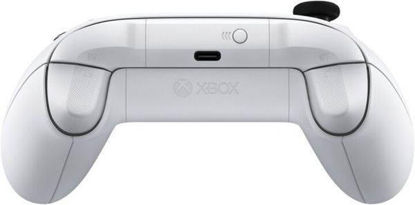 Microsoft Xbox brezžični igralni plošček, bel (QAS-00002) Vibrirana hibridna usmerjena krmilna analogna ročica