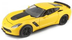 Maisto Chevrolet Corvette Z06 2015 žlutá 1:24